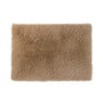Vloerkleed fluffy - bruin - 60x90 cm