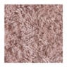 Vloerkleed fluffy - roze - 60x90 cm