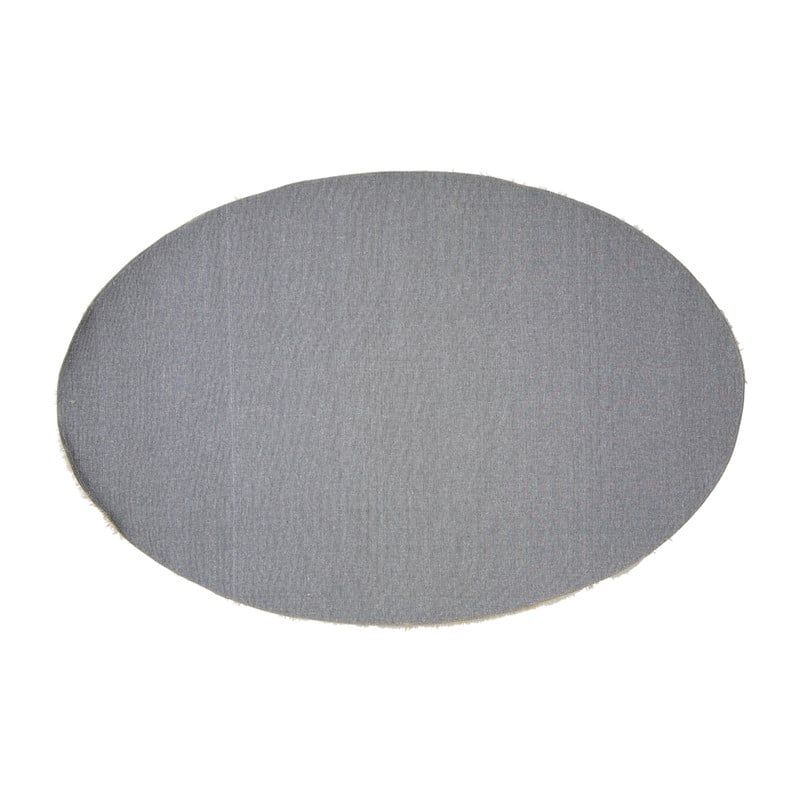 Vloerkleed fluffy ovaal - bruin - 120x180 cm