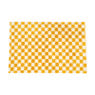 Vloerkleed checks - geel/wit - 120x180 cm
