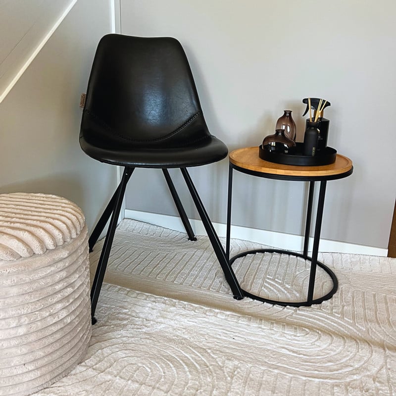 Vloerkleed wave - wit - 120x180 cm