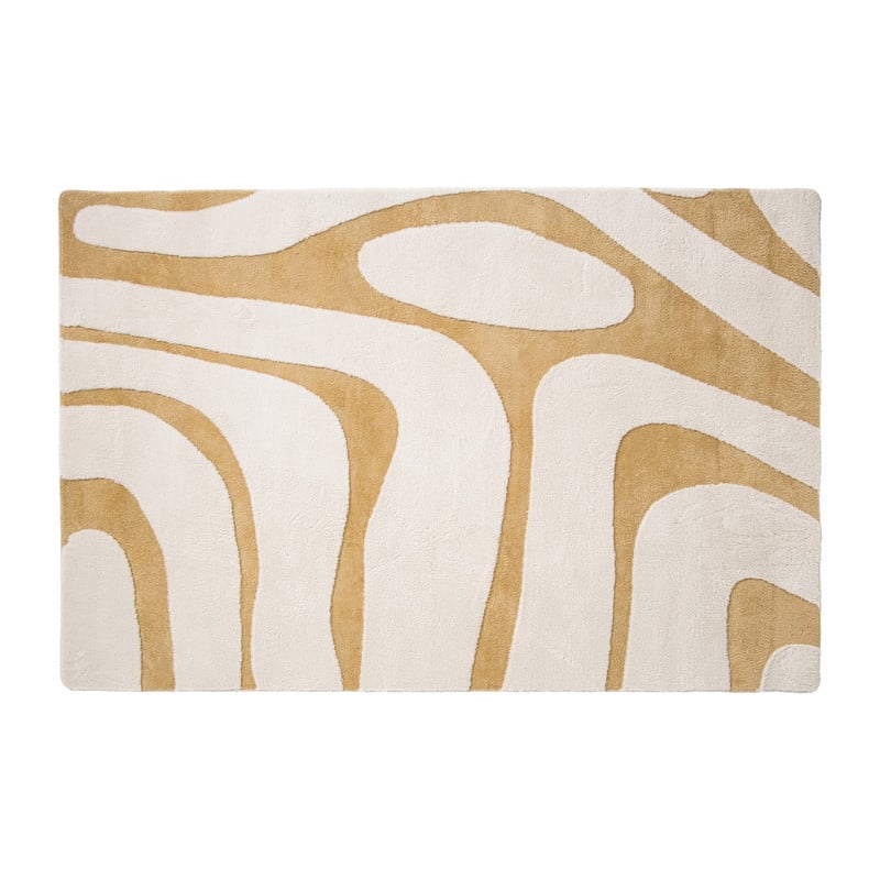Vloerkleed sherpa - beige - 120x180 cm