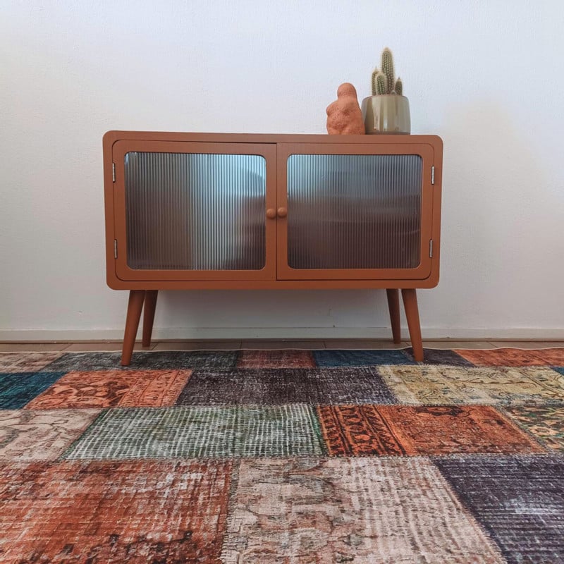 Vloerkleed patchwork - multikleur - 120x180 cm