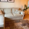 Vloerkleed patchwork - bruin/wit - 120x180 cm