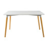 Eetkamertafel Sven - wit - 80x120x75 cm