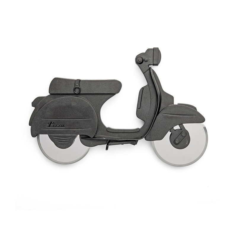 Pizzasnijder scooter zwart