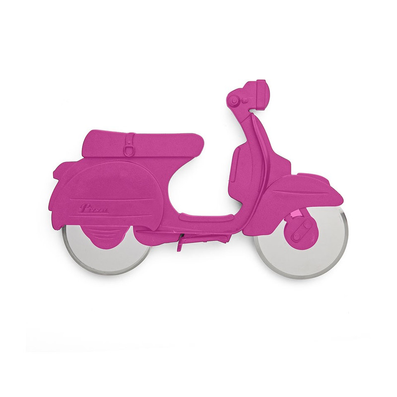 Pizzasnijder scooter roze