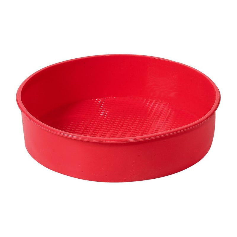 Bakvorm siliconen rond rood
