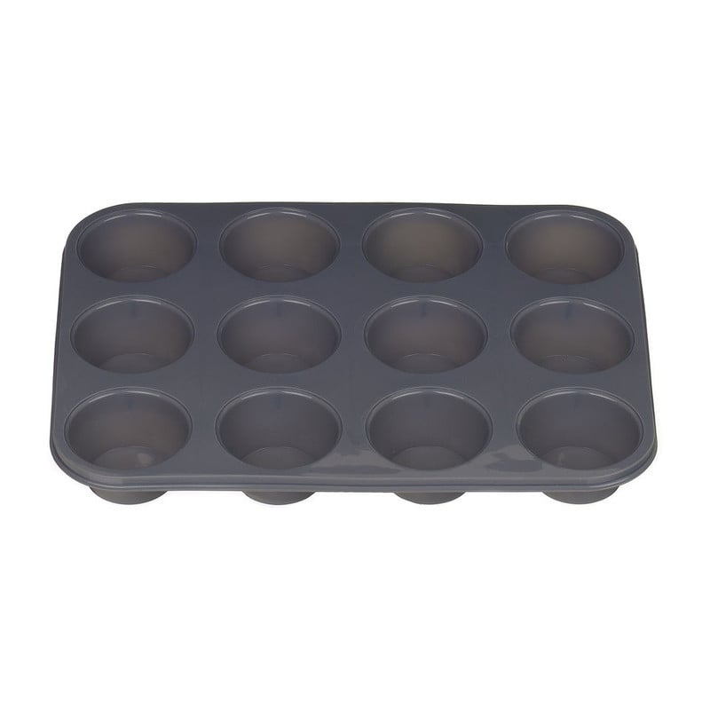 Cupcakevorm groot rond grijs
