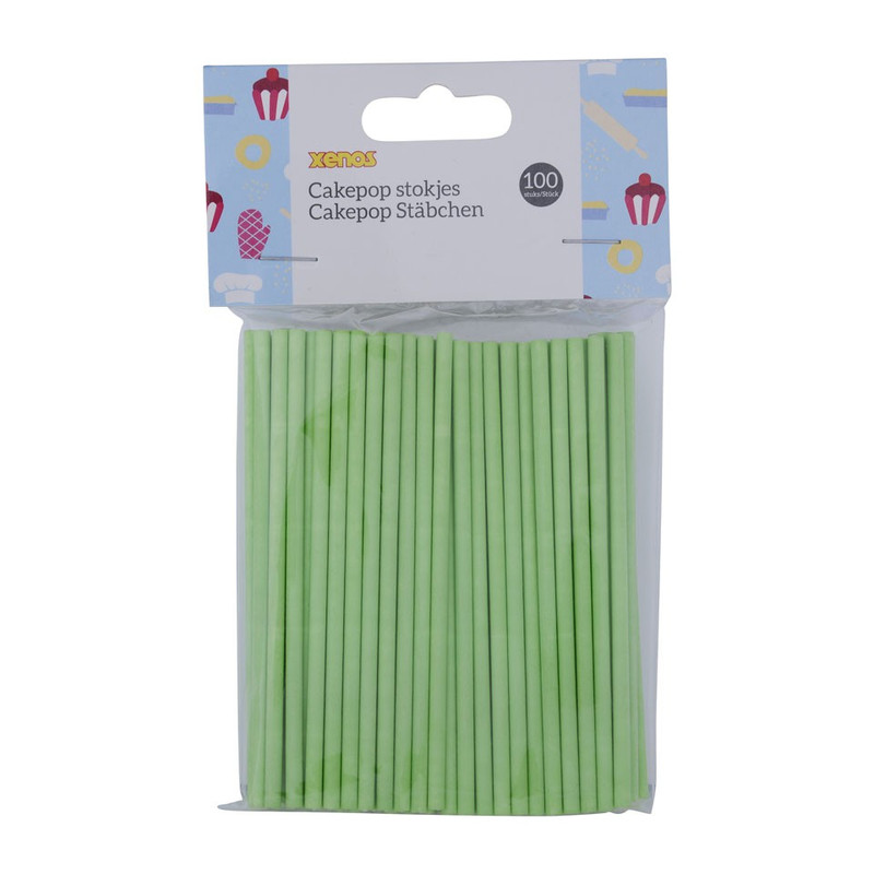 Cake pop stokjes groen
