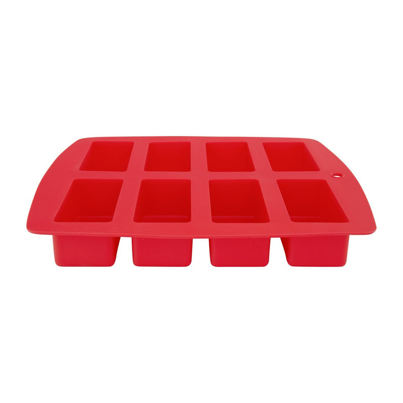 Bakvorm cakejes 8 stuks rood 