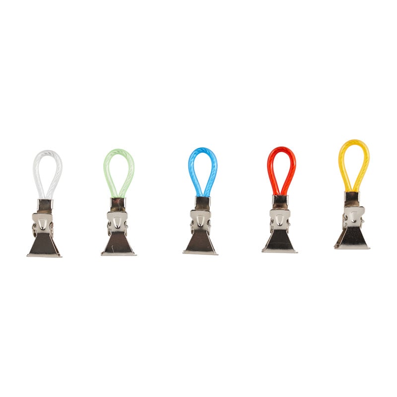 Handdoekknijpertjes - multikleur - set van 5