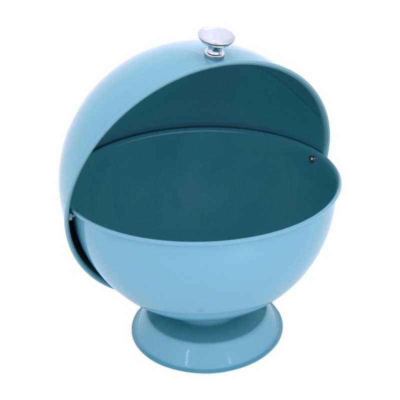 Fruitschaal retro - 23 cm - blauw