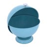 Fruitschaal retro - 23 cm - blauw