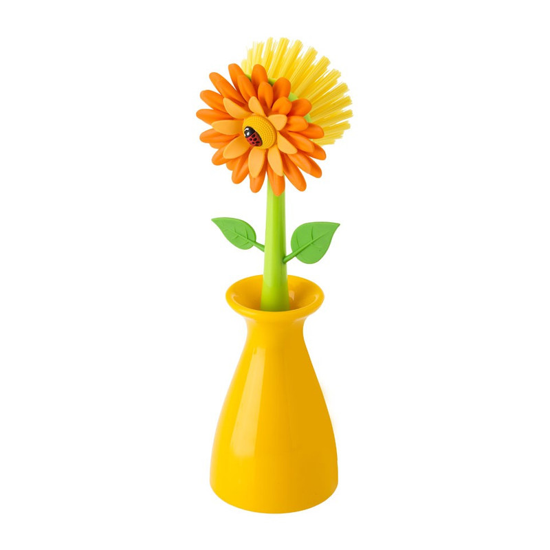 Vigar afwasborstel flower power