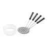 Bestron Pizza Quartetto - voor 4 personen - 900 W