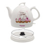 Bestron Waterkoker / Theepot - 0,8L - keramische pot - 1800W