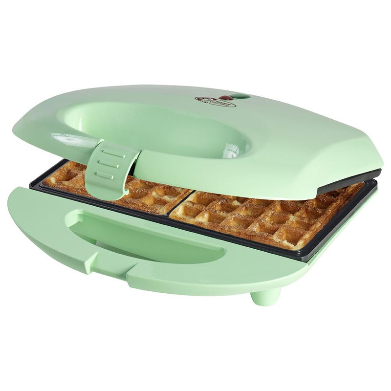 Bestron Wafelijzer - Voor twee Brusselse wafels - 700W - pistache