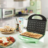 Bestron Wafelijzer - Voor twee Brusselse wafels - 700W - pistache