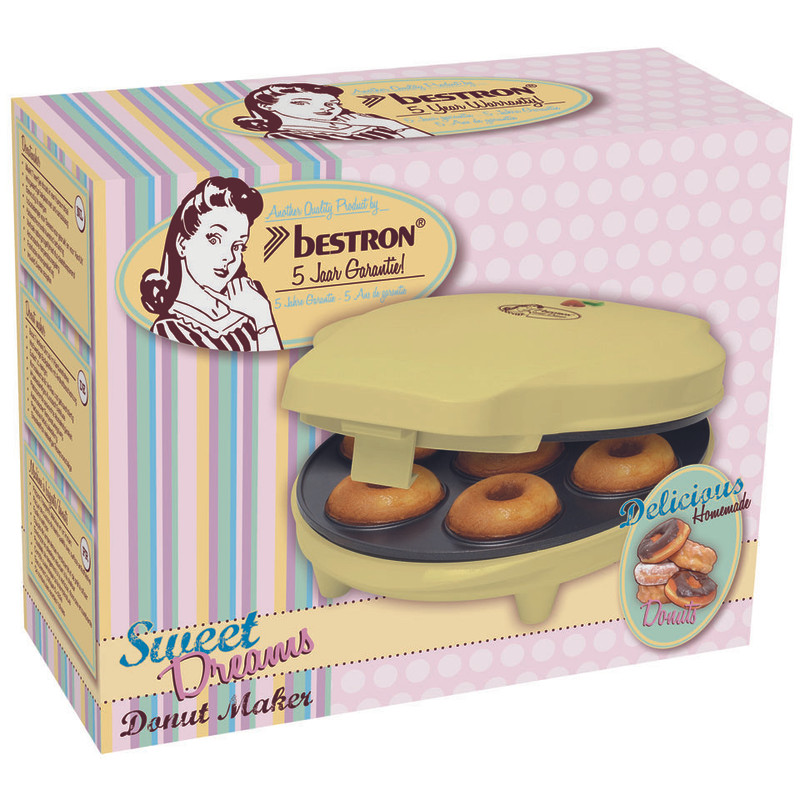 Bestron Donut maker - 6 Donuts - mink