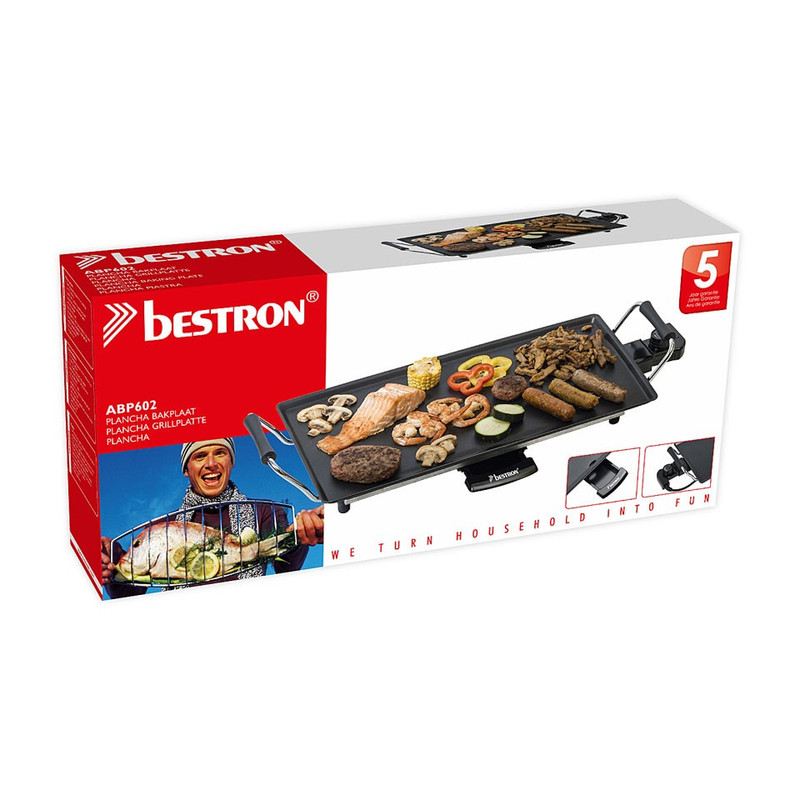 Bestron Bakplaat / Plancha - 48x27cm - 2000W
