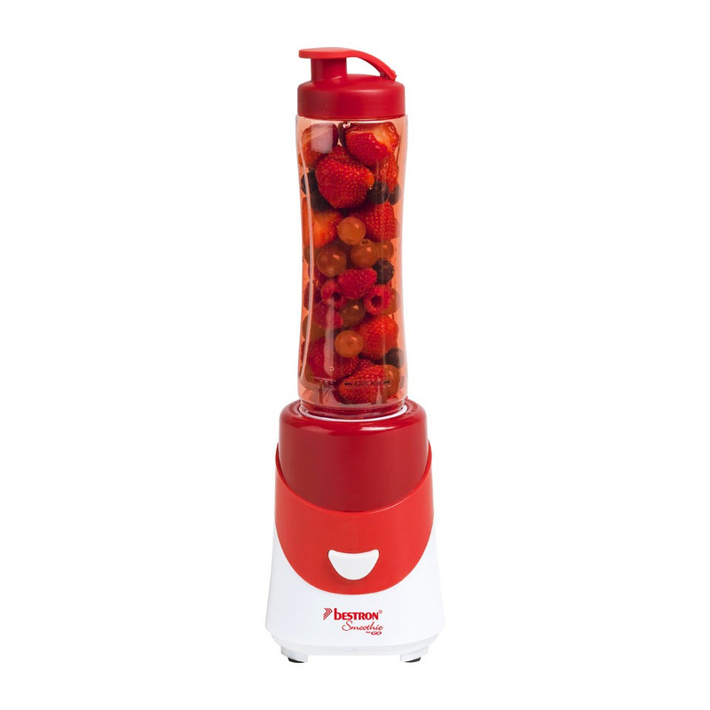 Bestron Smoothie maker - 300W - rood