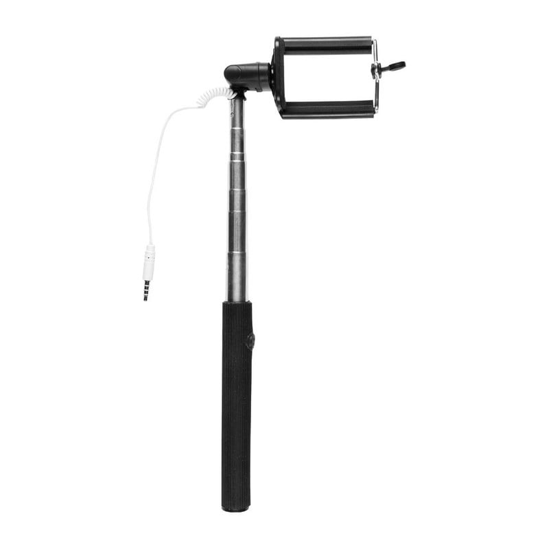 Selfie stok 2-in-1 zwart