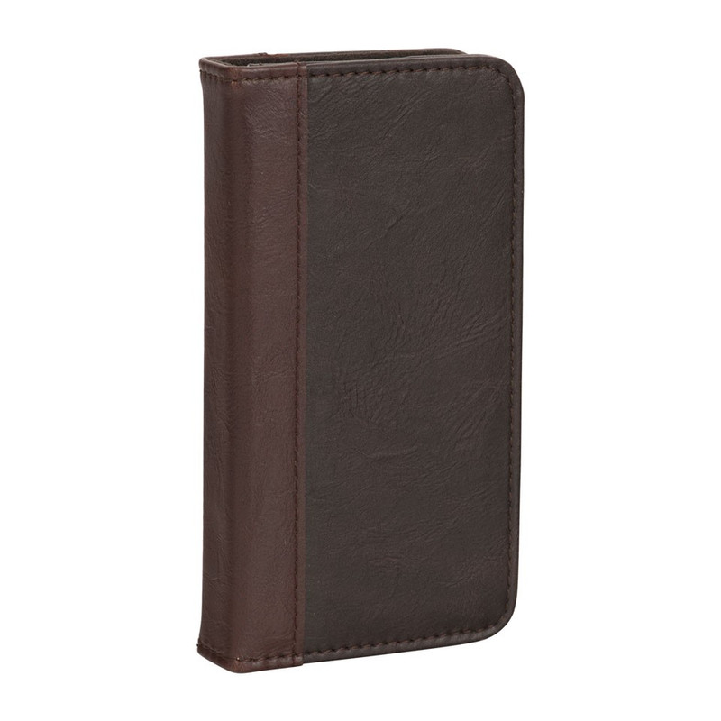 iPhone 5 / 5S hoesje book donkerbruin