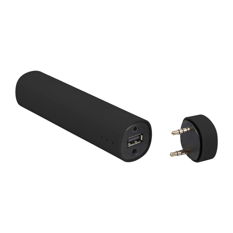 Mobiele oplader en speaker 3 in 1 Zwart
