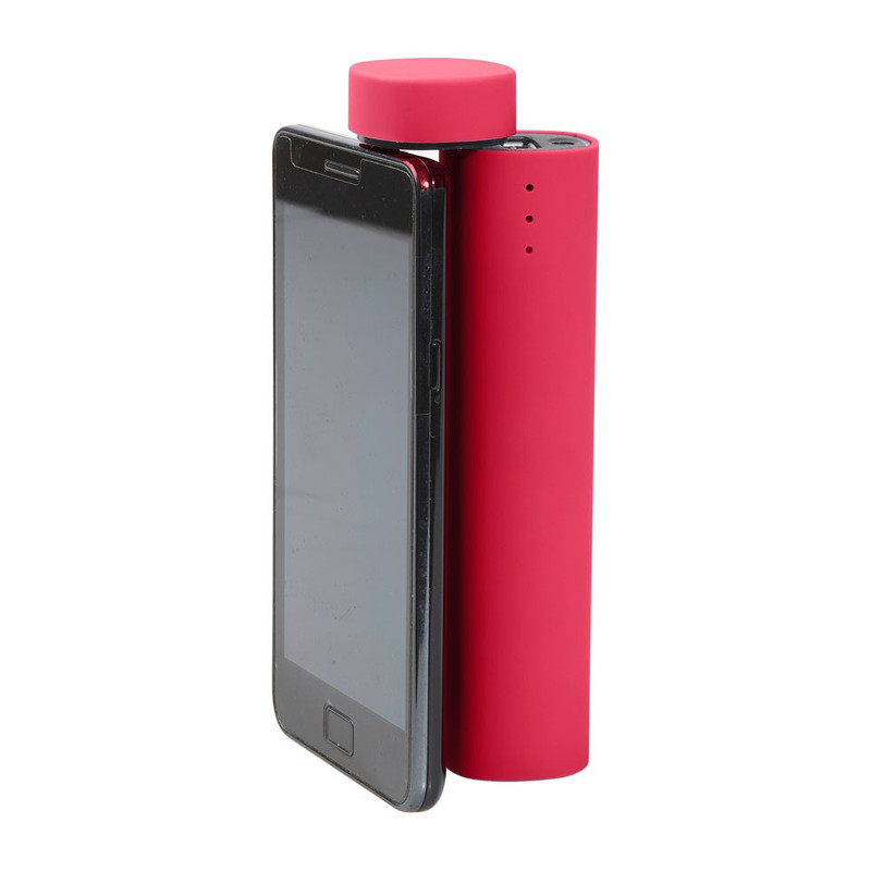 Mobiele oplader en speaker 3 in 1 Roze