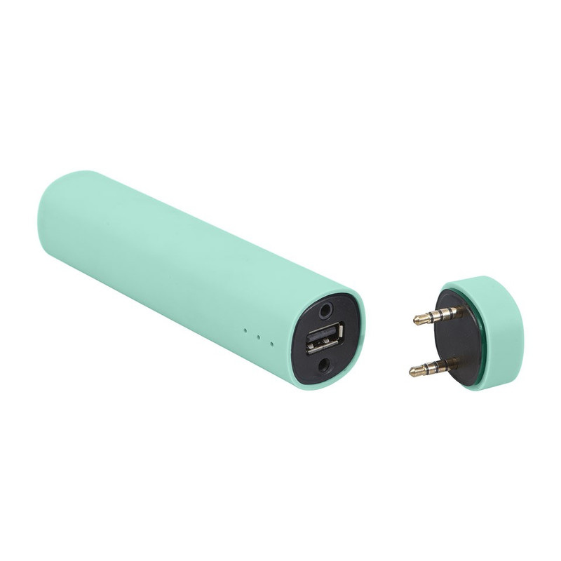 Mobiele oplader en speaker 3 in 1 Mintgroen