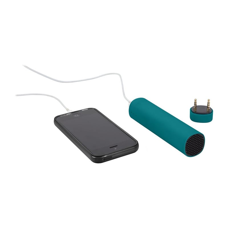 Mobiele oplader en speaker 3 in 1 Donkergroen