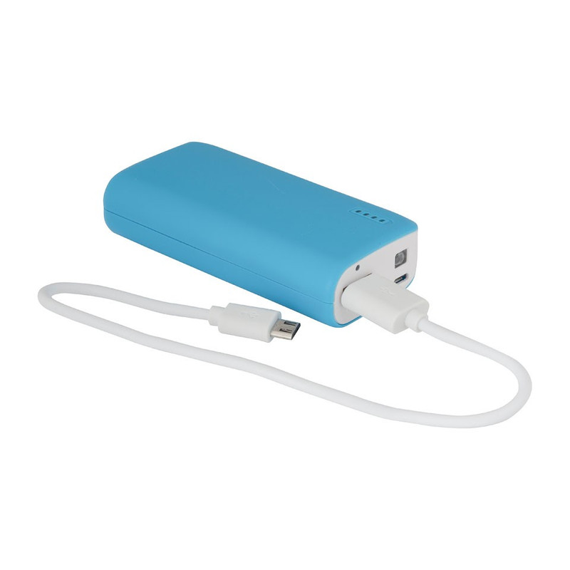 Mobiele oplader universeel blauw