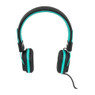 Koptelefoon duo tone turquoise