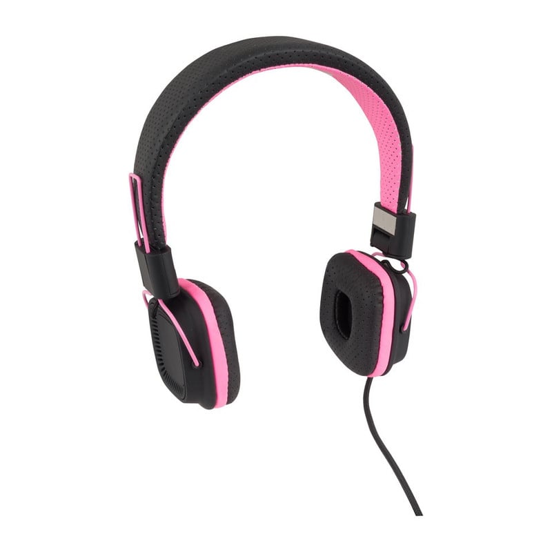 Koptelefoon duo tone roze