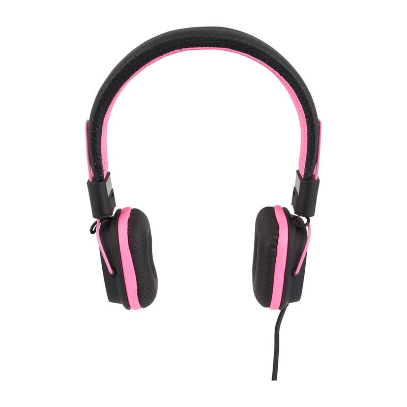 Koptelefoon duo tone roze