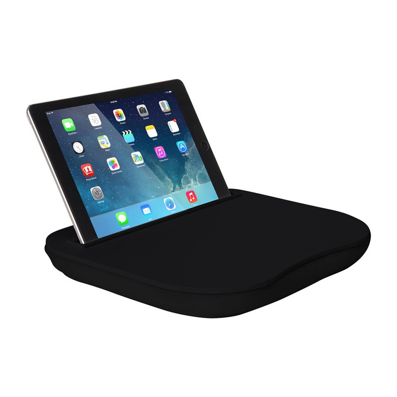 Schoottafeltje voor tablet zwart