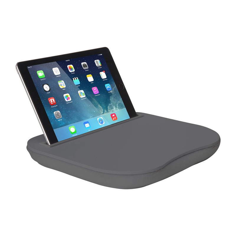 Schoottafeltje voor tablet grijs