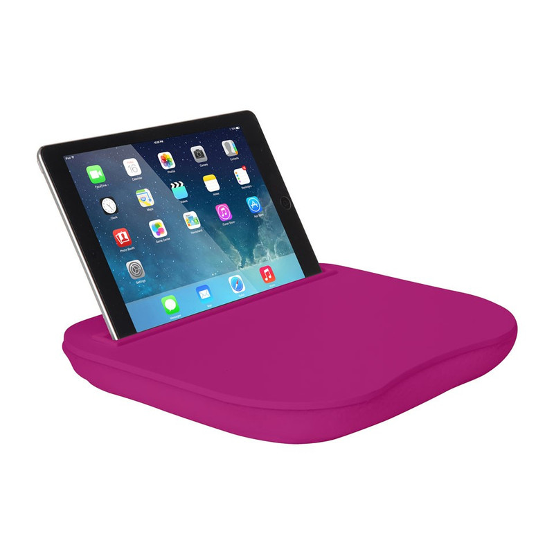 Schoottafeltje voor tablet roze