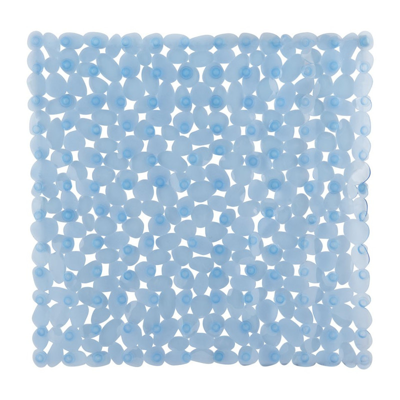 Douchemat kiezel blauw