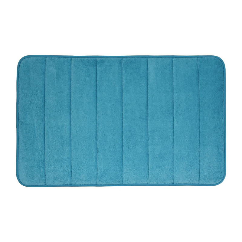 Badmat foam blauw