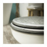 Tiger toiletzitting grey glitter - MDF - grijs