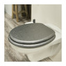 Tiger toiletzitting grey glitter - MDF - grijs