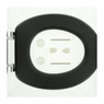 Tiger toiletzitting leatherlook - MDF - zwart