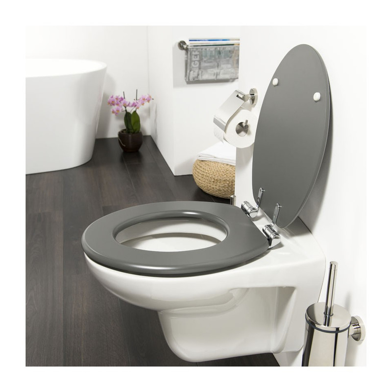Tiger toiletzitting Baya - MDF - lava grijs