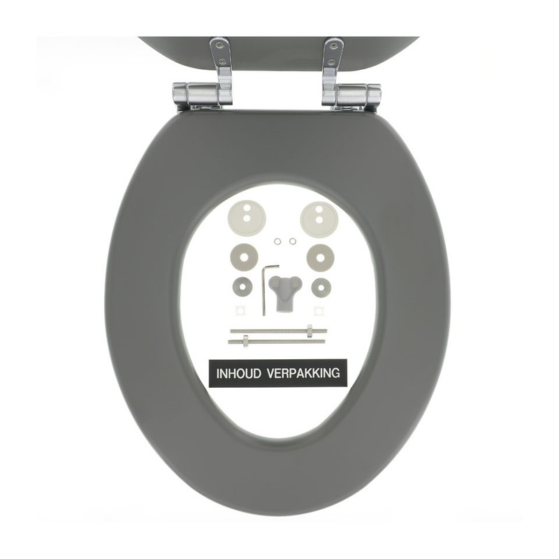 Tiger toiletzitting Baya - MDF - lava grijs