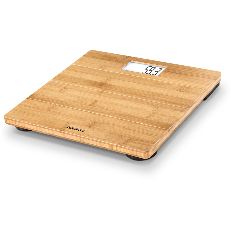 Soehnle personenweegschaal bamboo - naturel 