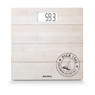 Soehnle personenweegschaal bamboo - wit