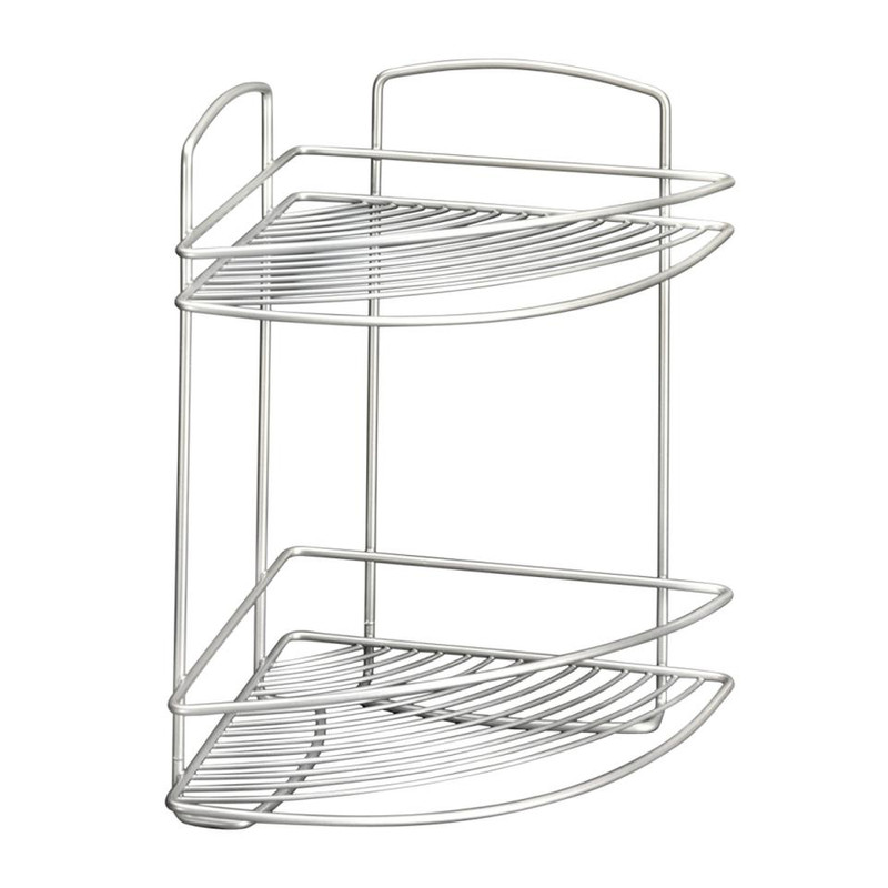 Metaltex Onda - hoekrek 2 verdiepingen - 22x22x35 cm - polytherm