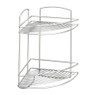 Metaltex Onda - hoekrek 2 verdiepingen - 22x22x35 cm - polytherm